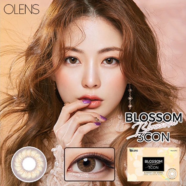 商品详情 - 【24小时内发货】月抛 O-Lens 樱花棕Blossom Brown 2枚 - image  0