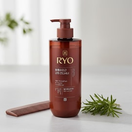 韩国RYO吕 棕吕丰盈强化发根护发素 强韧蓬松 改善断发  木质麝香调 48小时蓬松留香 592ml【新升级版】