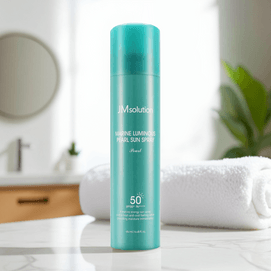 韩国JM SOLUTION肌司研 青光海洋珍珠防晒喷雾 提亮焕白 SPF50+/PA++++ 180ml