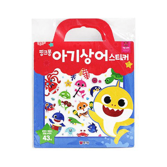 韓國Pinkfong 嬰兒鯊魚貼紙10g