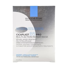 LA ROCHE-POSAY理肤泉新B5 PRO 多效密集补水保湿紧急修护面膜 舒敏维稳 屏障修复 敏感肌、医美后适用 5片盒装【重磅升级高浓B5】
