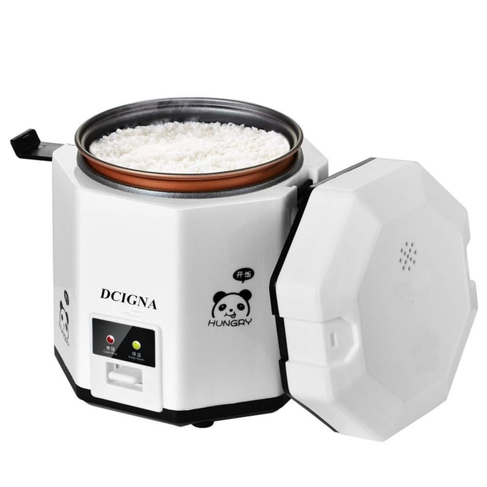 1.2L Mini Rice Cooker Electric Lunch Box Travel Small Removable Non-stick Pot Keep Warm Function Suitable For 1-2 People
