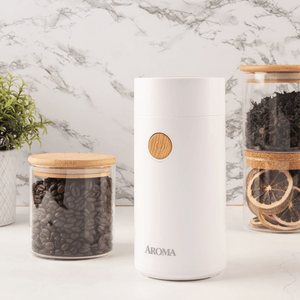Mini Electric Compact Coffee Grinder White