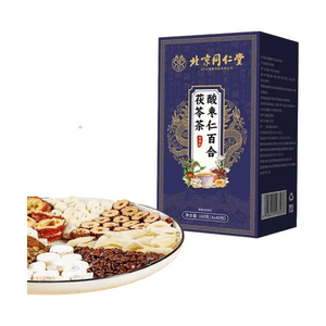 Sour Fructus Jujubae Radix Lilium Poria Tea Helps Sleep Calm the Mind Improve Insomnia and Sleep Quality 160g 40 Bag