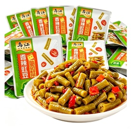 乌江 【巨巨脆爽 巨下饭菜】香辣 豇豆 酸豆角 豆角 30g*3包 90g 泡菜 咸菜 下饭菜 榨菜 【全网最好吃一款】