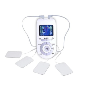 [中国から直送] Qintaitai 家庭用多機能マッサージパッチ電気治療器 経絡全身頸椎腰椎脈理学療法鍼灸マッサージャー灸緩和T-C充電器 4ペア 8パッチ/パック