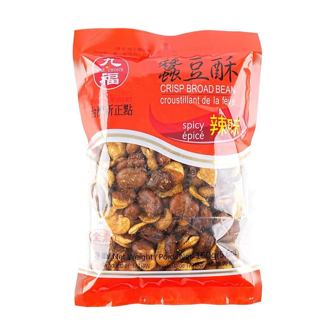 台湾九福 新正点 蚕豆酥 辣味 160g