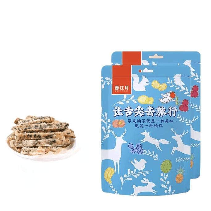 【中国直邮】 春江月 海苔味芋头条干脆片140g*2袋