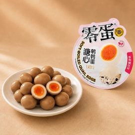 零蛋 溏心鹌鹑蛋 和风酱香味 80g【8分熟溏心】【营养早餐】