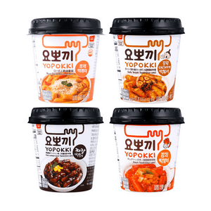 韓国インスタントトッポッキ ライスケーキ クリーム＆トマトローズ味 4.2オンス