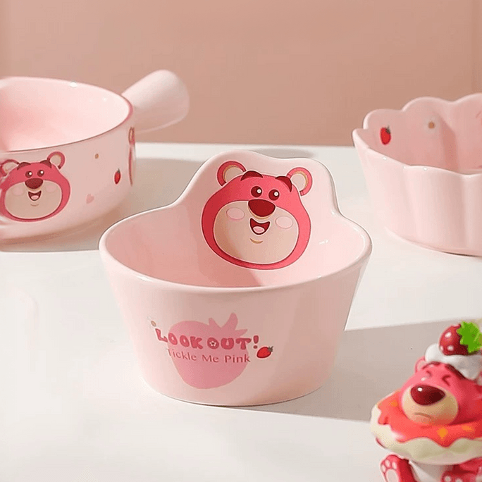 Kawashimaya Strawberry Troubles Series Rice Bowl 5' (Collaboration with Strawberry Bear)