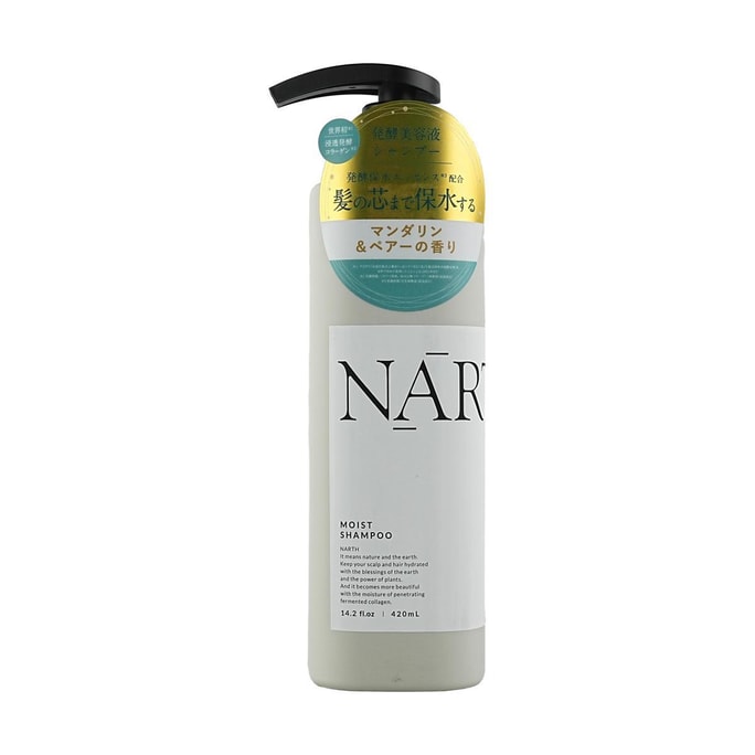 日本NARTH 滲透發酵科學保濕修復洗髮精 420ml 柑橘與梨子香
