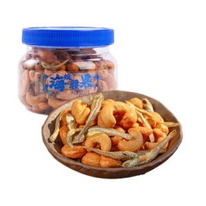 【中国直送】三冠劉馬埠頭 - カタクチイワシ、カシューナッツ、シーフード、ナッツ、焼き果物、スナック、すぐに食べられる寧波特産品 200g