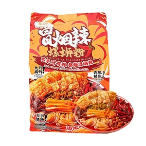 龍七爺 冒煙辣螺螄粉 340g【爆辣紅油+秘製濃湯+大片腐竹】【正宗柳州風味】
