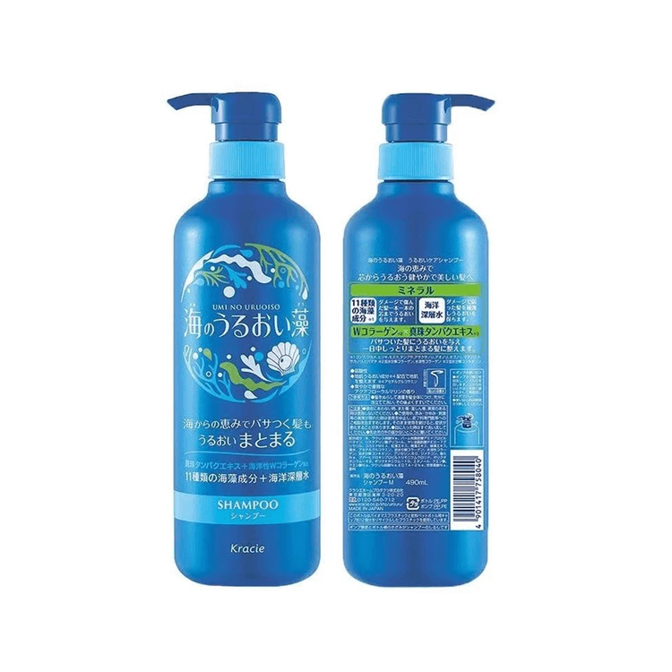 KRACIE Moisturizing Seaweed Shampoo 490 mL - Yami.com
