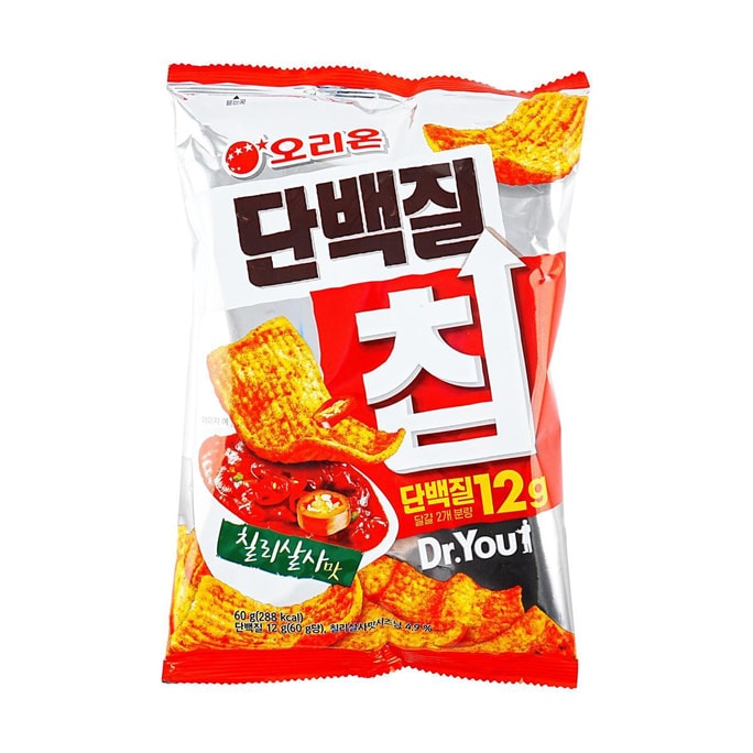 韓國ORION好麗友 高蛋白薯片 辣椒味 60g