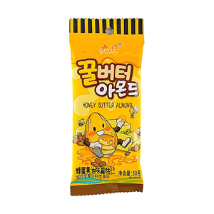 Honey Butter Flavor Almonds 1.06oz【Korean Import】【Sweet and Crispy】