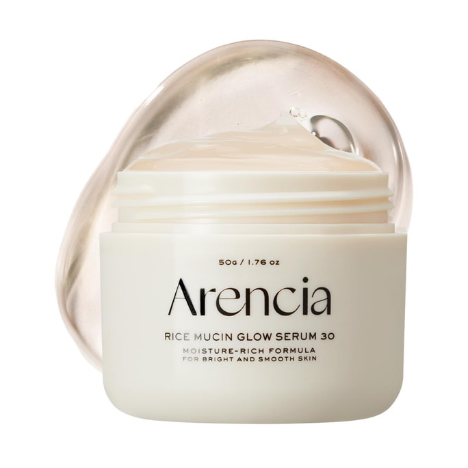 Rice Mucin Glow Overnight Serum 30, 1.76oz. 