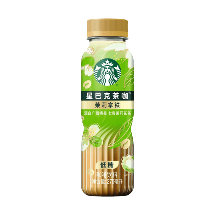 Tea Coffee Jasmine Latte,Low Sugar, 9.13 fl oz