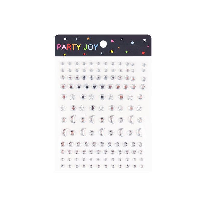 Eye stickers Face Stickers Eyebrow Stickers Pearl Tear Crystal Style C
