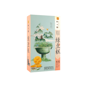 知味觀 桂花綠豆蛋糕 190g【江南糕點】【收到後請冷藏】