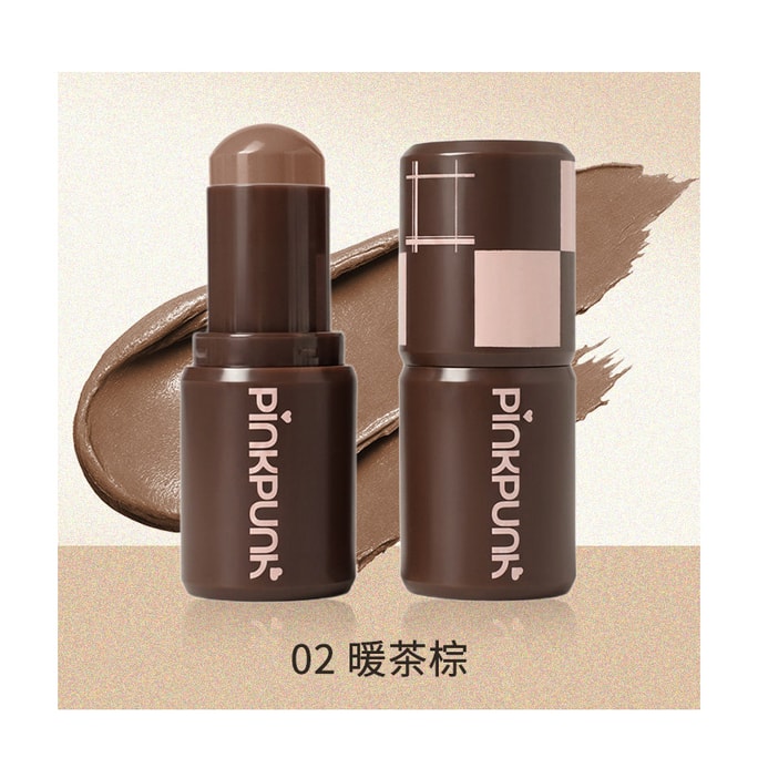 Sculpting Contour Stick, Shade 02 Warm Tea Brown, 1 Piece