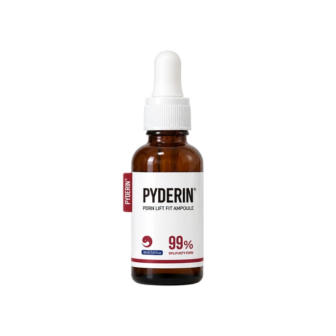 PDRN 리프트핏 앰플, 99% 순도 연어 DNA PDRN 20,000 Ppm, 300 Da 콜라겐 및 9가지 펩타이드 함유 97 Kda 스피큘 세럼, 탄력 주름 케어, 플럼핑 수분 공급, 30 ml / 1.01 Fl. Oz.