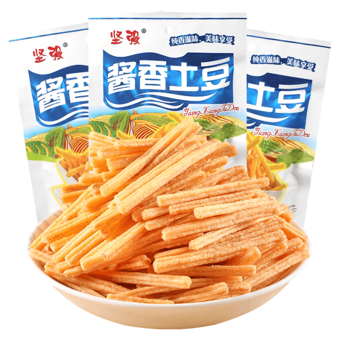 Sauce-flavored potato fries Childhood nostalgia to satisfy cravings Puffed snacks 40g*2 packs