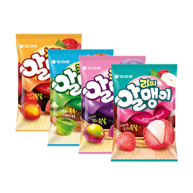 Peeled Gummy Candies Kiwi Flavors 67g x4 Bags - Yami.com