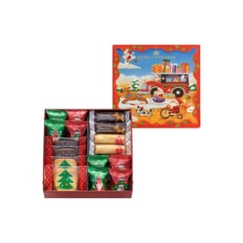 [일본 직송] 일본 유명점 모로조프 외국술 무첨가 해피차임즈 초콜릿비스킷 선물상자 19개입