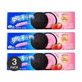 中国直送】 オレオ 新商品 ミニココアサンドクッキー 爆汁ピーチ味 40g