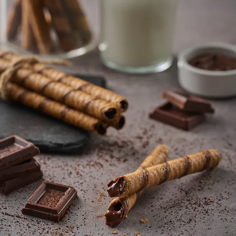 Wafer Pastry Gift Box Hazelnut Chocolate & Milk , 22.22 oz 12