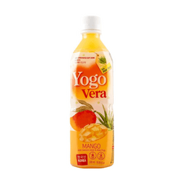 韩国YOGO  VERA 天然芦荟芒果汁 果肉添加 500ml