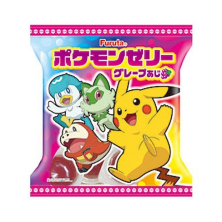 日本からの直送】FURUTA 期間限定 ピカチュウポケモン限定ぶどうゼリー