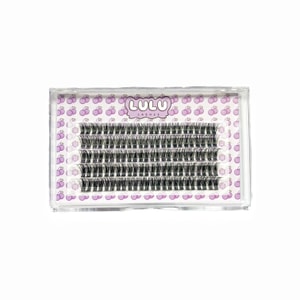LULULASHES Korean American Minji False Lashes 60 Clusters Natural Wispy Cute dramatic