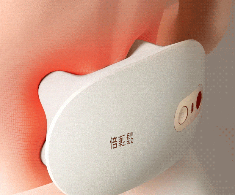 【中国直邮】 倍轻松 孙颖莎同款腰部按摩器全自动揉捏腰背腰椎护腰热敷按摩仪 一个装