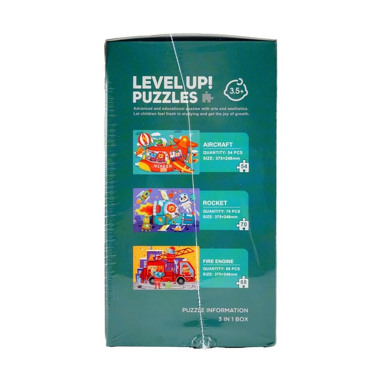 MIDEER彌鹿 兒童拼圖 大拼圖玩具 寶寶啟蒙益智玩具 4階交通工具 建議3.5~4歲寶寶 6