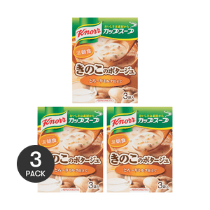 Instant Powder Soup Mushroom 1.5oz *3【3 Packs】