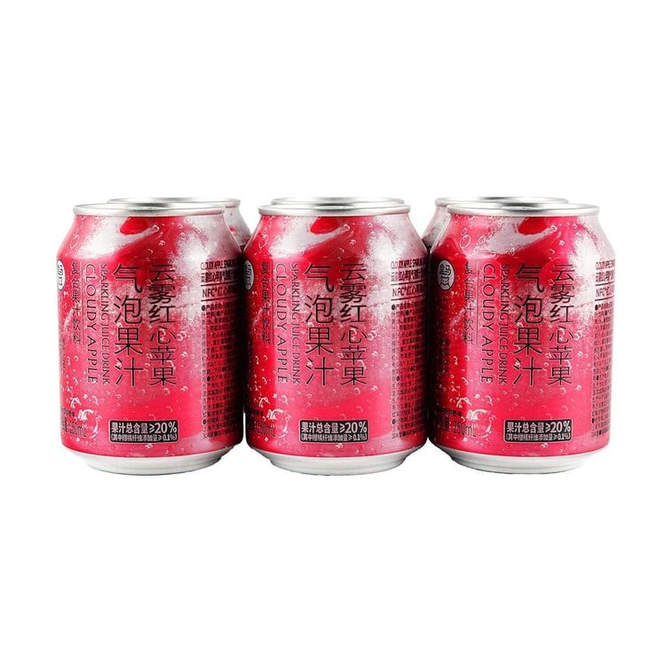 Cloud Mist Red-Fleshed Apple Sparkling Fruit Juice Drink,8.45 fl oz* 6 pack 11