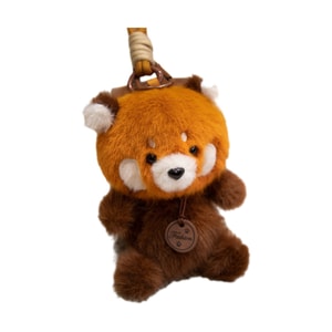 [중국 직송] FOXTAIL 귀여운 향기 나는 동물 매력 펜던트, 향기 나는 봉제 장난감, 가방 매력, 12cm - 레드 팬더 (1개)