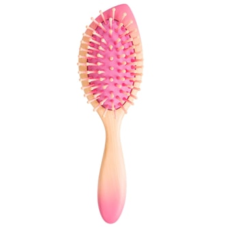 china TAN MUJIANG cute wooden hair brush pink 1 piece