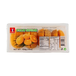 Palm Sugar, Tray Pack 16 oz 【Natural Sweetener】【For Coffee, Bakery and Southeast Asian Cuisine】