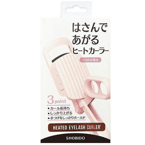 【日本直邮】 日本 SHO-BI 妆美堂 妆美堂 夹式加热睫毛夹 1个 卷睫毛器 卷翘 睫毛 美妆工具 加热 便携