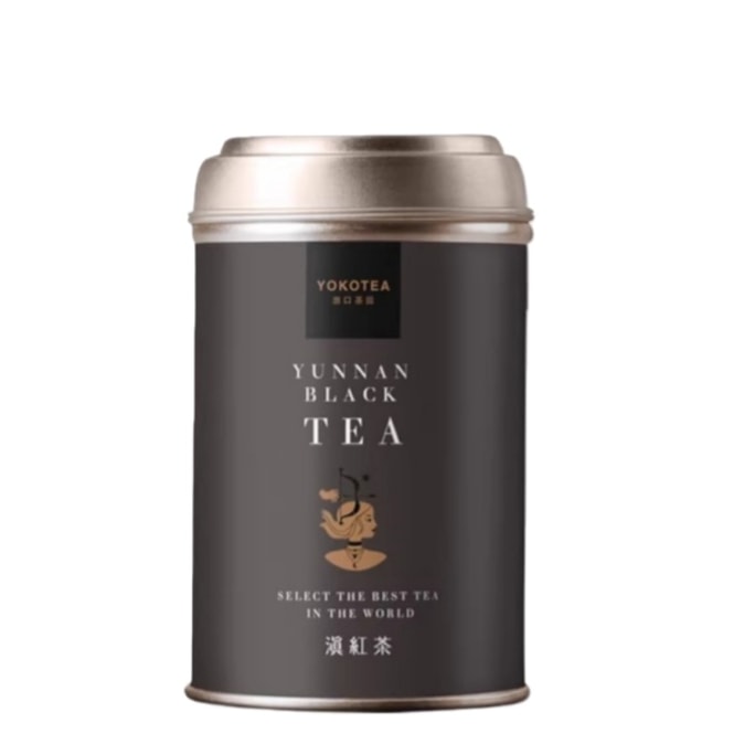 Premium Yunnan Dian Hong Golden Needle Tea  New Authentic Big Tree Neat Strip Mellow Taste Canned Gift Tea 100g