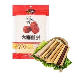 Xiaowanzhuang 정통 산둥 팬케이크 붉은 대추 팬케이크 240g, 붉은 대추의 달콤함과 팬케이크의 부드러움이 어우러진 맛있고 영양가가 높습니다. {매장 축하 기간 동안 29세 이상 누구에게나 무료 선물을 드립니다}