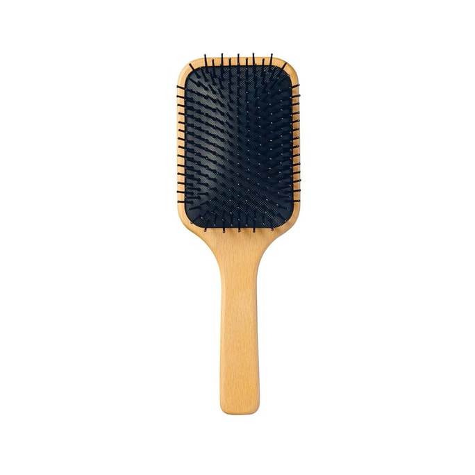 【일본 직배송】 일본 MUJI 무인양품 무인양품 자작나무 헤어케어 브러쉬 부드러운 빗질 두피 마사지 1개
