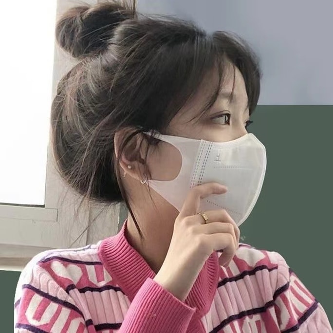 【中国直送】BNOWI/バノヴィ 3Dアイソレーションマスク 個包装 50枚入 ホワイト