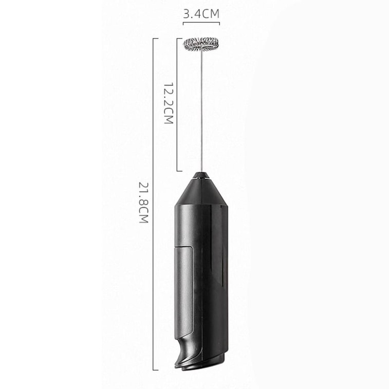 블랙 워리어 전동 우유 거품기 - 3단 속도 조절, 듀얼 헤드, USB 충전식 커피 거품기 5
