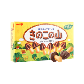 Mushroom Mountain Chocolate Cookies,Baked Chocolate Wheat Cracker, 2.61oz【TWICE & AESPA Favorite】