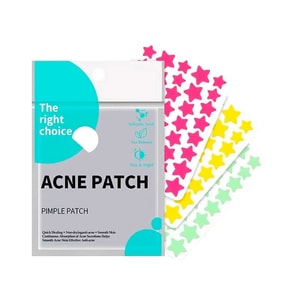 [중국 직배송] 진슈 컬러 여드름 패치, 리틀 스타 여드름 패치, 여드름 치료 및 항염 응급 처치, 낮과 밤 이중 효과 정밀 여드름 제거, 5가지 색상, 200개입